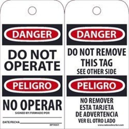 NMC TAGS, DANGER, DO NOT OPERATE,  RPT90ST